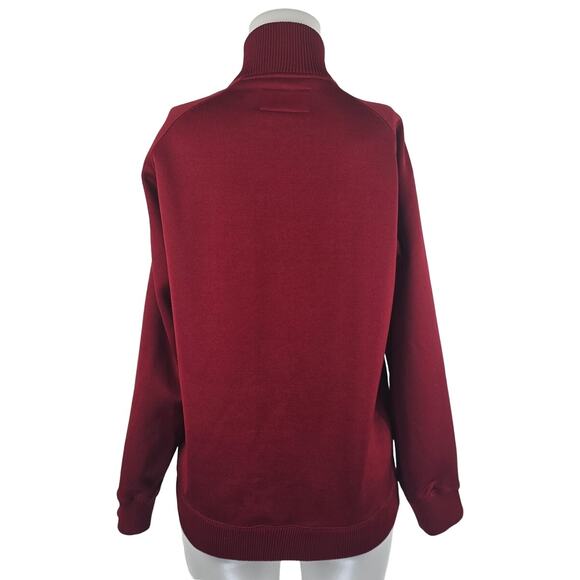 Ambercrombie & Fitch  Men's Red White Track Vintage Look Full Zip Jacket XL - Picture 4 of 5